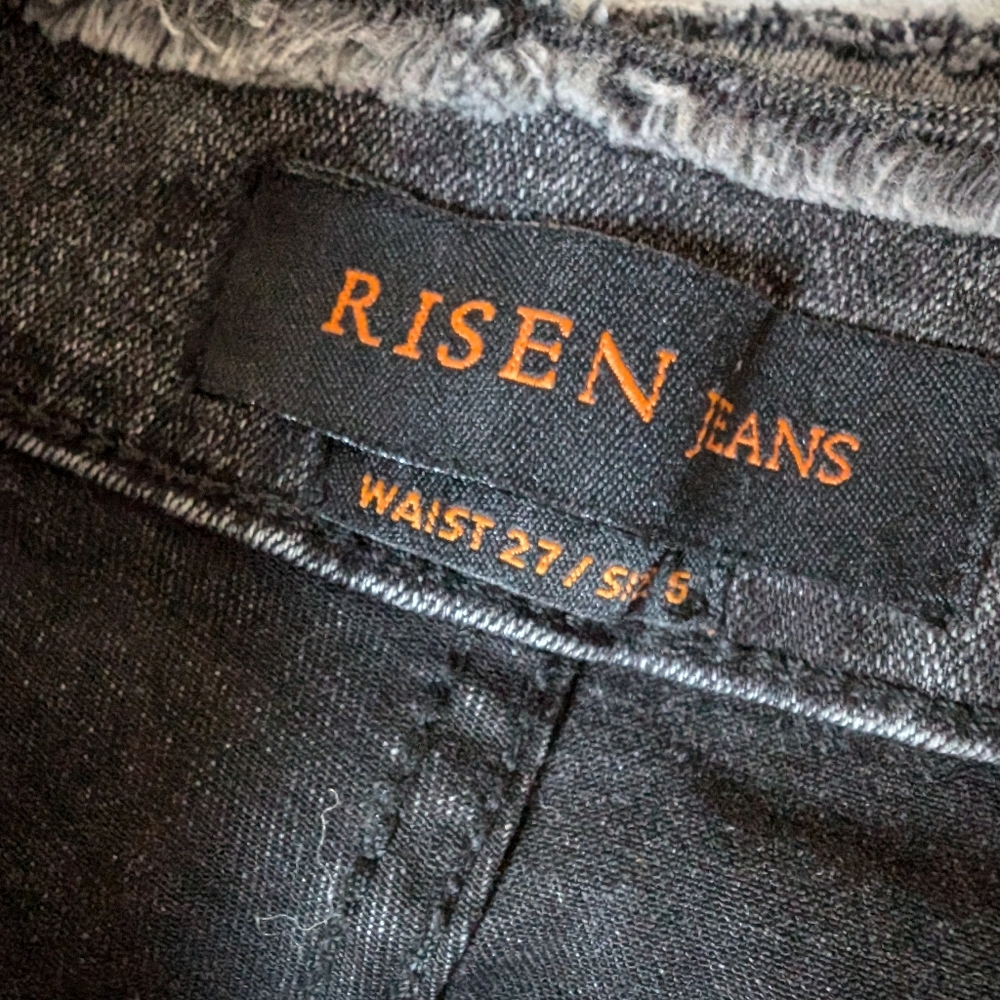 Risen Jeans Belted denim‎ sz  27 / 5 - Picture 3 of 7